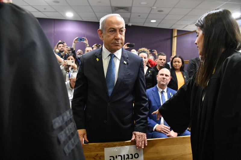 ISRAEL-TEL AVIV-PRIMER MINISTRO-JUICIO POR CORRUPCION-TESTIFICACION